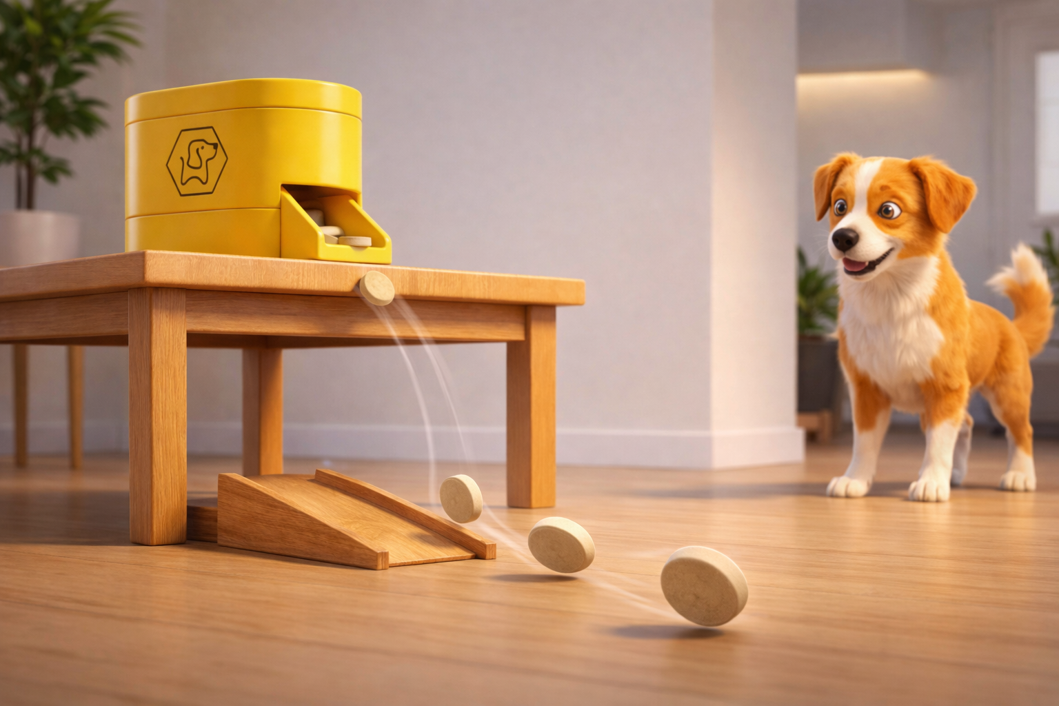 Gechiko – Aufbau auf dem Tisch mit Rampe