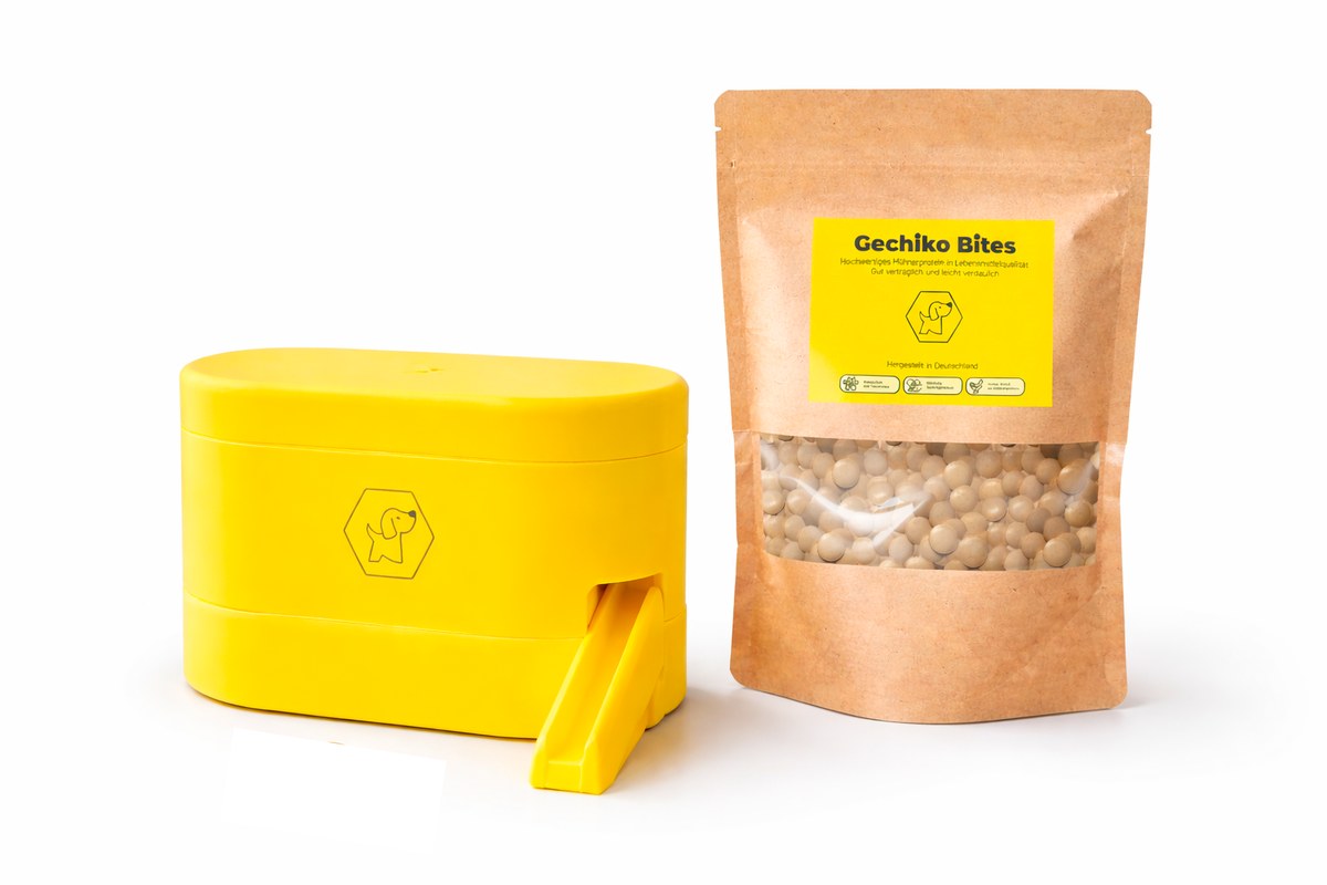 Gechiko Starter-Set mit Gerät und Leckerlis