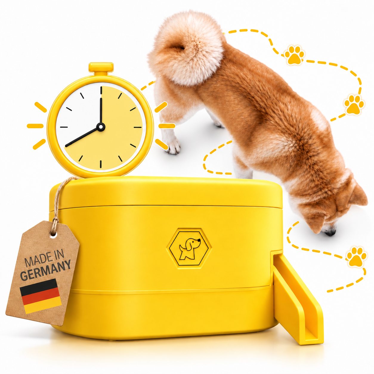 Gechiko Starter-Set – Hundespielzeug mit Rampe und WiFi-Timer